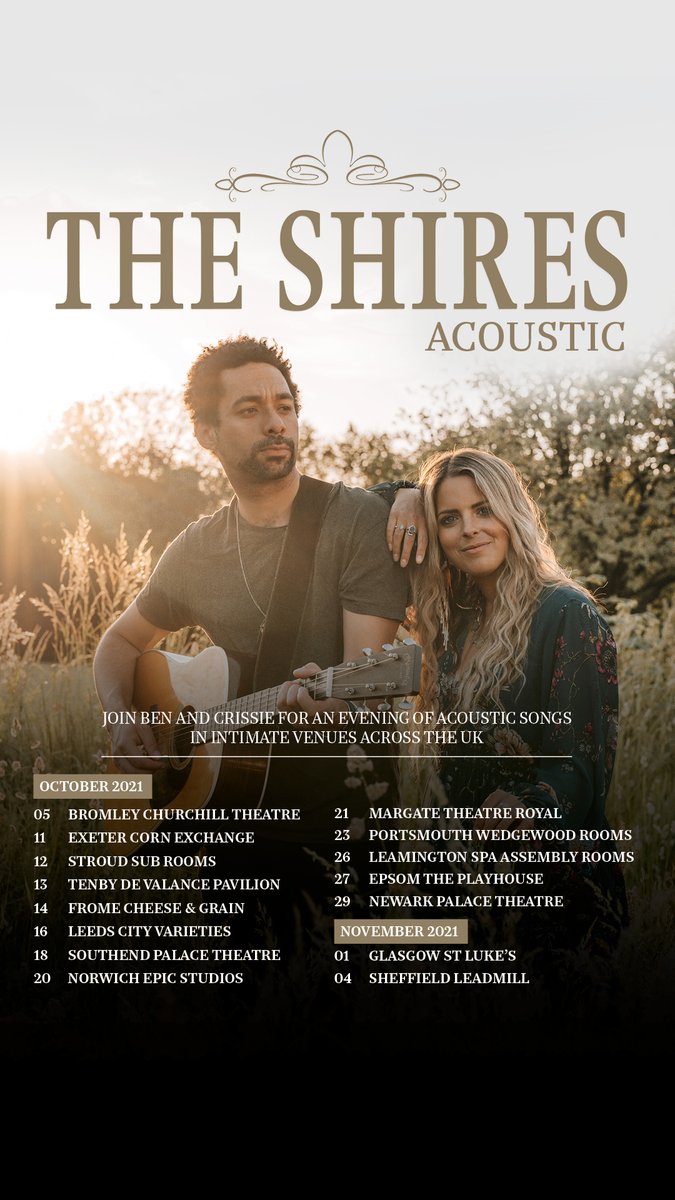 EPICNorwich's tweet photo. We bring you the best #acoustic music with Ward Thomas, The Showhawk Duo and The Shires. For information please visit our website https://t.co/duhyy1qWfc https://t.co/7ZCa2ecBCp