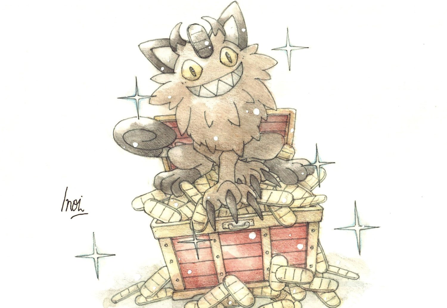 Inori 今日のポケモン図鑑 ｎｏ ８３４ ガラルニャースの ねこにこばん T Co Qqkffaolp6 Twitter