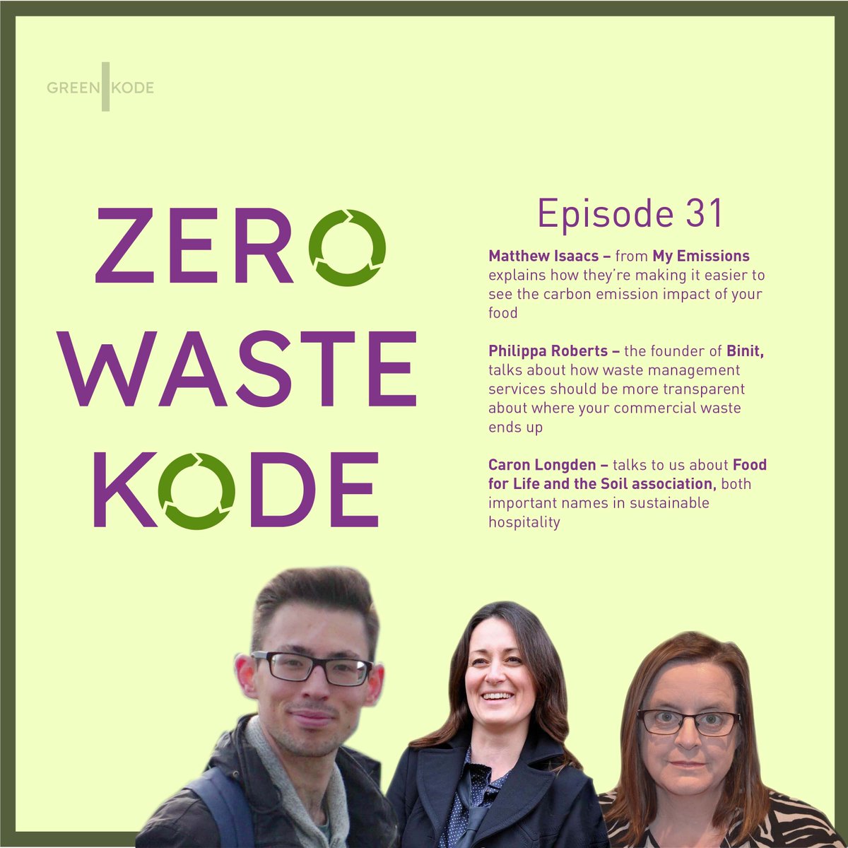 GreenKode_net's tweet photo. In today’s Episode 31 Sustainable Carbon Emission, we look at carbon emissions and food waste disposal and food for life! https://t.co/vdNNzFGB6c

My Emissions BINIT and Food For Life and The Soil Association 
@binituk @my_emissions https://t.co/wPCHB0hJRo