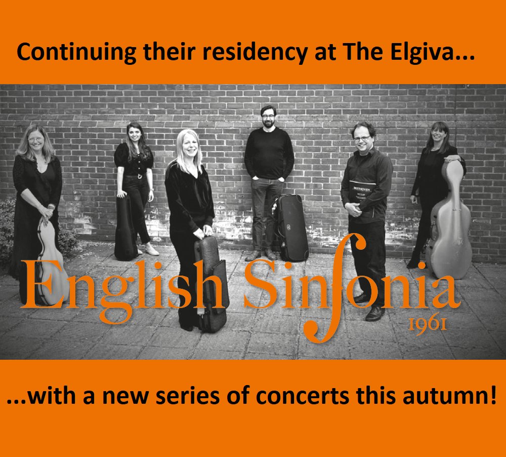 The string's the thing... The <a href="/EnglishSinfonia/">English Sinfonia</a>'s first concert of the season will be a celebration of strings – Barber, Grieg, Jenkins, Gipps, Elgar &amp; more.
Sun 12th Sept, 7pm.
elgiva.com/shows/english-…
#music #chesham #elgiva #classicalmusic
