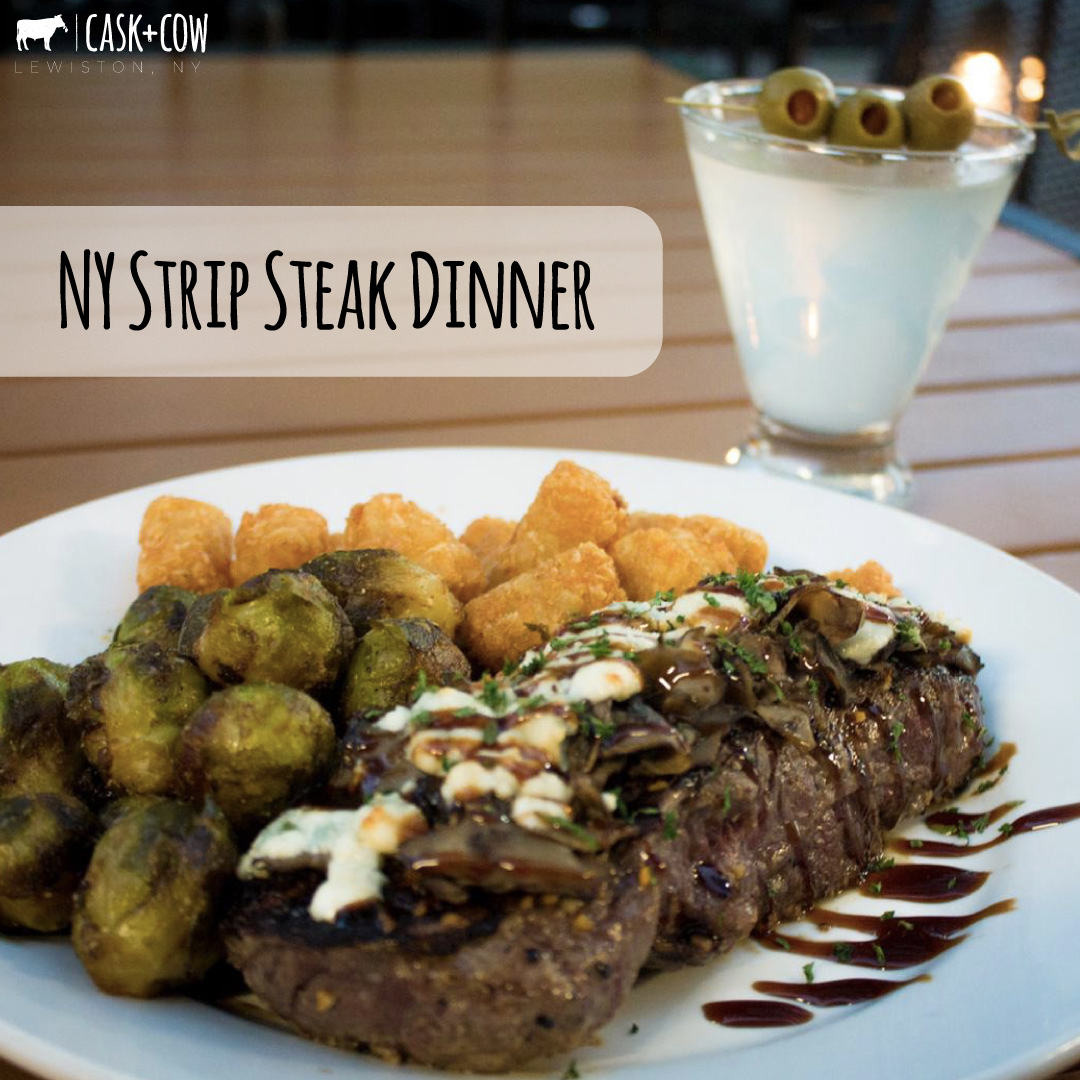 Tag a friend who'd do anything for the Best Steak Dinner in town.

#CaskAndCow 
#Lewiston #lewistonny #niagaracounty #patiodining #Buffalove #LocalNiagara #BuffaloNY #BuffaloFood #buffalofoodadventures #steak #steakdinner #explorenewyork #eatlocalny #buffalofoodie