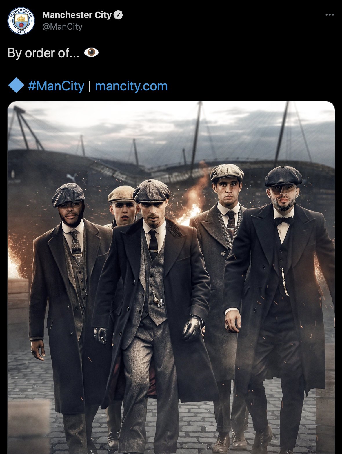 X \ Manchester City على X: By order of the Pep's Blinders