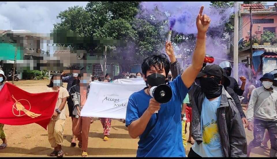 IrrawaddyNews's tweet photo. Residents of Launglon Township, #Tanintharyi Region called for international recognition of the National Unity Government as the legitimate government of Myanmar. (Photo:CJ) 

#WhatsHappeningInMyanmar https://t.co/expHt8gmVc
