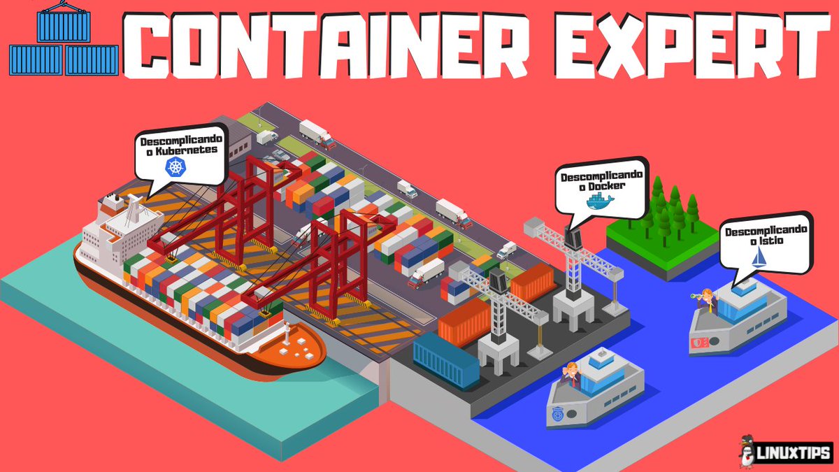 badtux_'s tweet photo. Quer aprender muito como resolver problemas utilizando containers? Cola na @LINUXtipsBR! https://t.co/waajqNw8Oc
