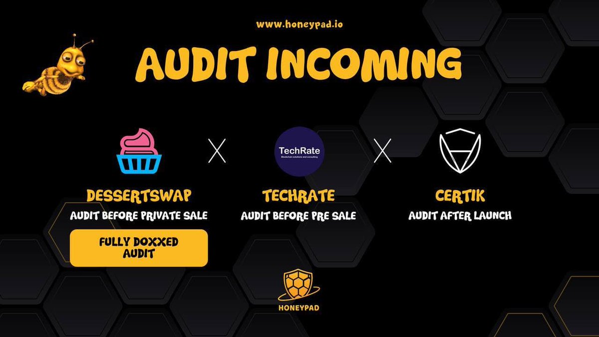 beeshillarmy's tweet photo. @thehoneypad 

The next step!!!!
Audit incoming...
TG https://t.co/A3lJ2Uk4Yo

#BSC #BSCGems #BSCGem #Presale #launch #BNBrewards https://t.co/LvcbFvVTIE