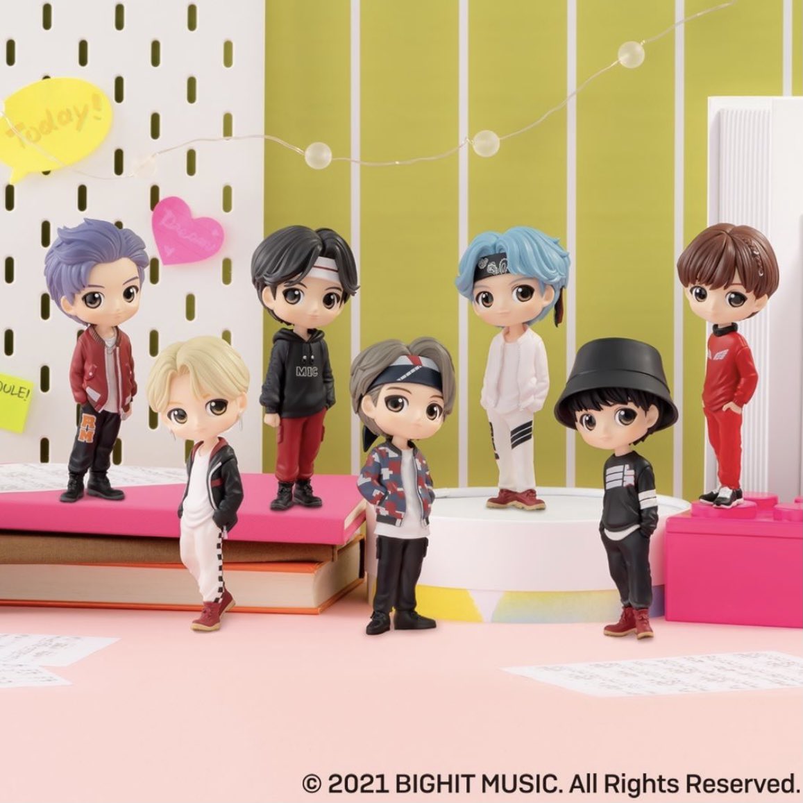 BTS フィギュア「TinyTAN Q posket」が全国のゲームセンターに登場
