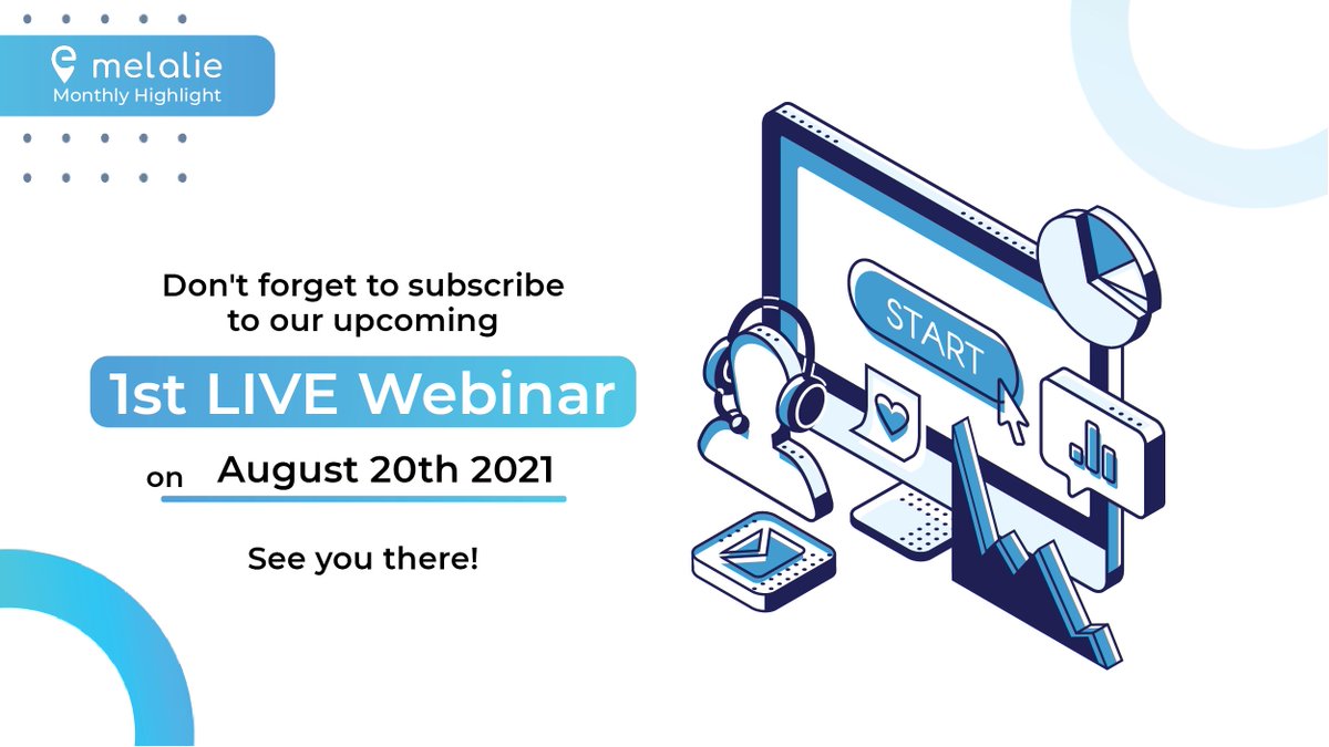 melxnetwork's tweet photo. ✨Melalie Highlight: Join the first live webinar from Melalie!✨
Please register at this link: https://t.co/FvBJDad5bi

#Melalie $MEL #Mobility https://t.co/91Luu4VbBm