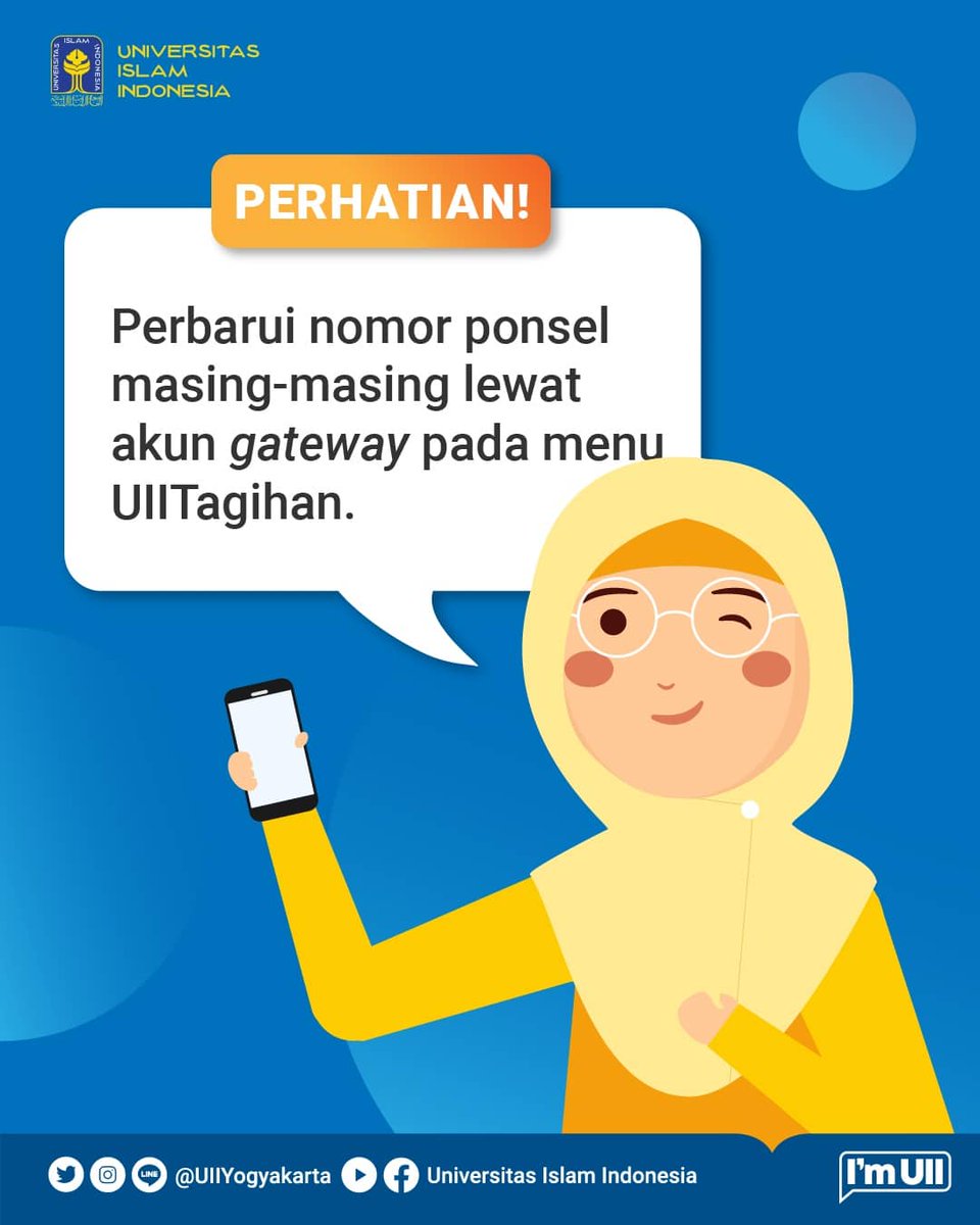 UIIYogyakarta's tweet photo. Bantuan Kuota Data Internet‼️‼️

Sesuai dengan peraturan Sekretaris Jenderal Kemendikbudristek RI Nomor 14 Tahun 2021 beserta surat dari Kemendikbudristek RI No: 6717/EI/DI.04.02/2021, mengenai Program Lanjutan Pemberian Kuota Internet bagi mahasiswa dan dosen. https://t.co/DSKdhiZyq5
