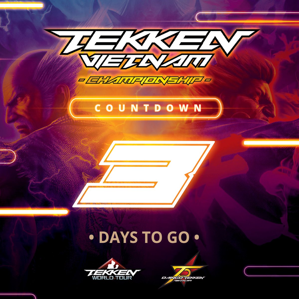FgcDango's tweet photo. TVC will start in 3 days and there's only 2 days left to sign up so register now! https://t.co/i0DTDcv0zP
#Tekken #Tekken7 #TekkenVietnamChampionship #TekkenOnlineChallenge #tekkenesport https://t.co/sIujDAUCR5