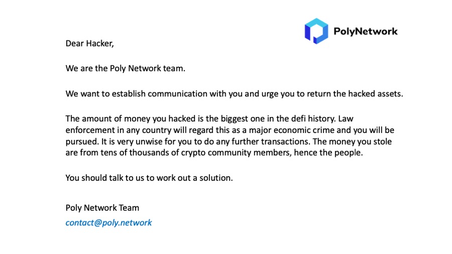 Maybe <a href="/PolyNetwork2/">Poly Network</a>  should pay more attention on the assets security. Hacker should know everything before they stolen.