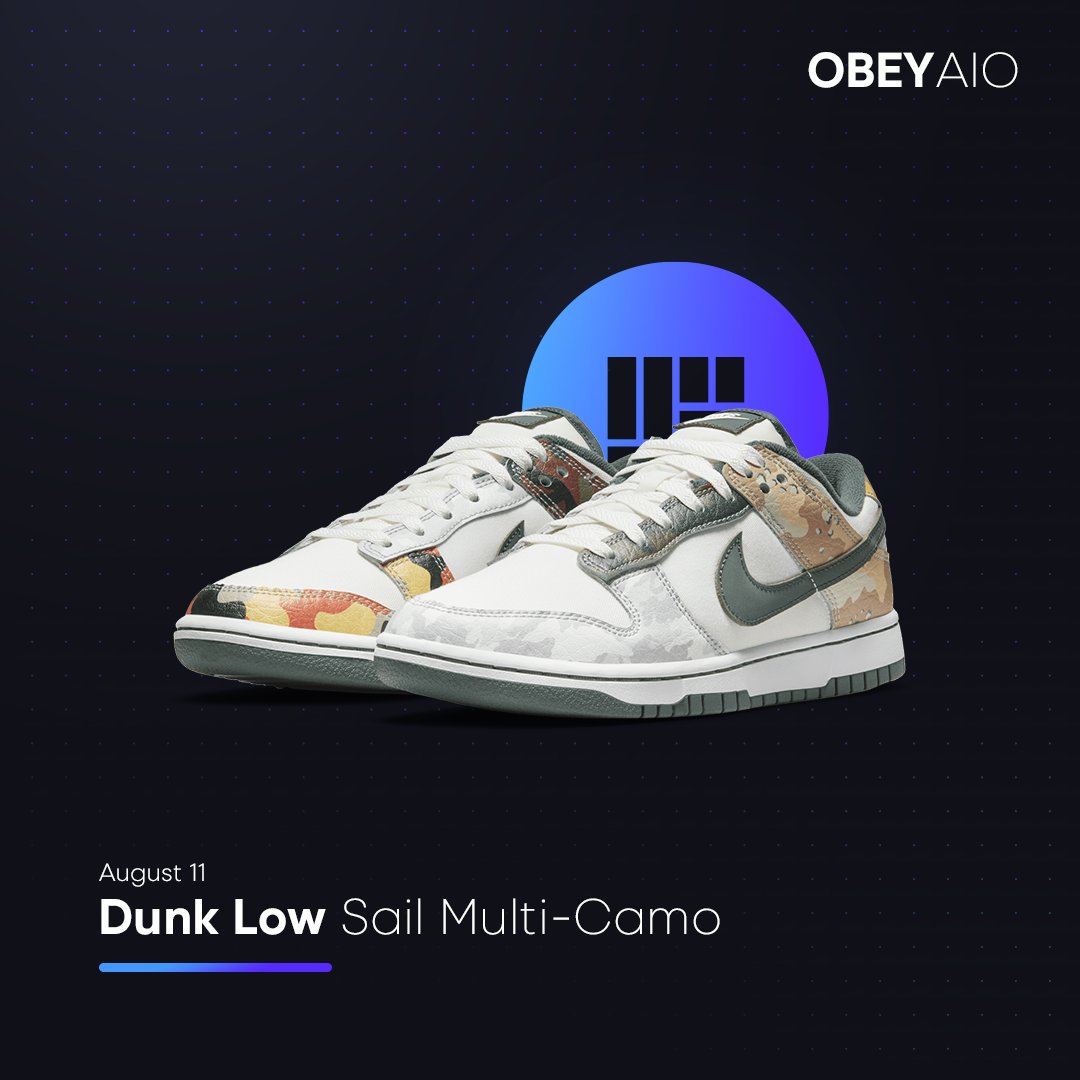 It might be a little hard to find these camo dunks, but ObeyAIO users know exactly where to look...their checkout log ✨