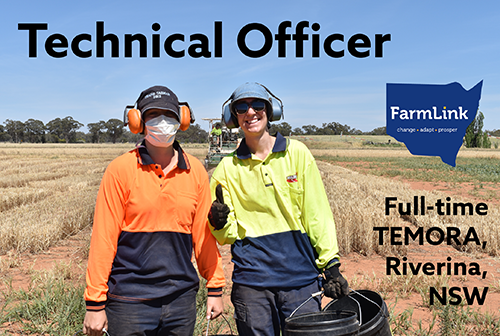 Do you want to make a real contribution to the ag industry? Come and join the team at FarmLink - we currently have two positions available - Research and Extension Officer OR Technical Officer. 
Take a look &gt;&gt;&gt; bit.ly/3yyWTnM 

Retweets appreciated :)