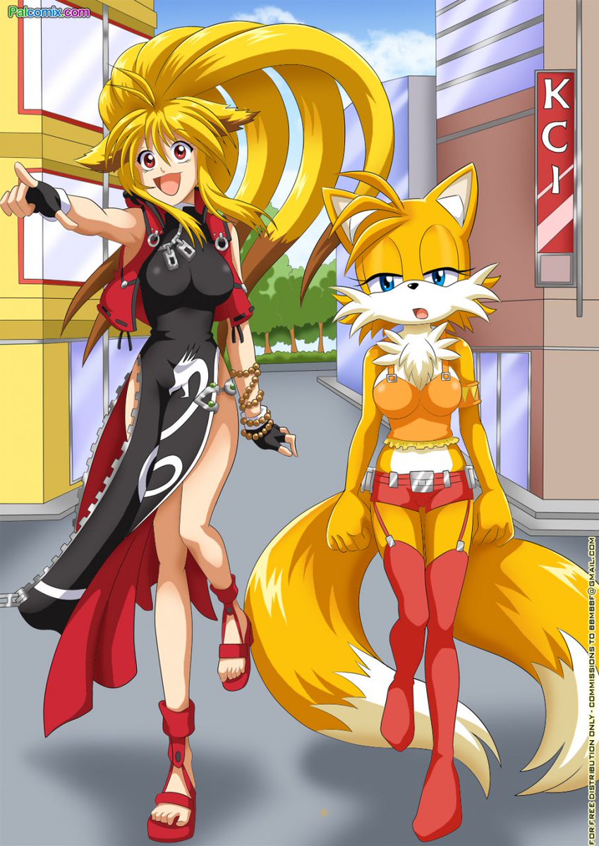 ZakiV31's tweet photo. Now back to an old commission of ProjectXZone's Xiaomu dragging poor, worn out Tailsko around to yet another arcade in Akihabara. This is a part of a Xiaomu/Tailsko set by @bbmbbf quite a while ago.
Two of my favourite Fox/Kitsune-Ladys.
#FemTails #Tailsko #Xiaomu https://t.co/6SYTJ9tGWJ