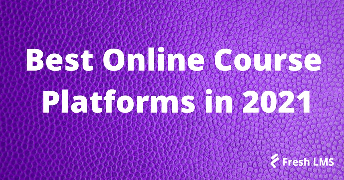 Top 11 Best Online Course Platforms in 2021

tendtoread.com/online-course-…

#onlinecourseplatforms #onlinecoursecreators #onlinecourses #elearning #freshlms