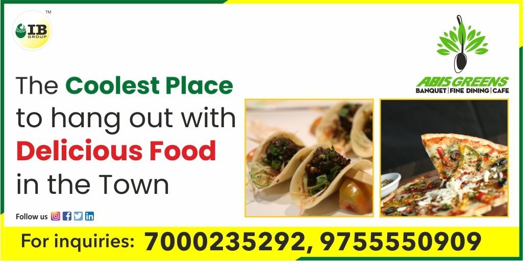 ibgroup_india's tweet photo. Visit the #ABISGreens ๐ฝ and experience the mouth-watering๐ dishes๐ in the @RajnandgaonDist
Book now: 7000235292, 9755550909
#IBGroup #ABIS #greens #yummy #food #hunger #healthylifestyle #rainy #foodie #foodielife #safefooddelivery #safefood #homedelivery #convinience https://t.co/HZCxt5kuAg