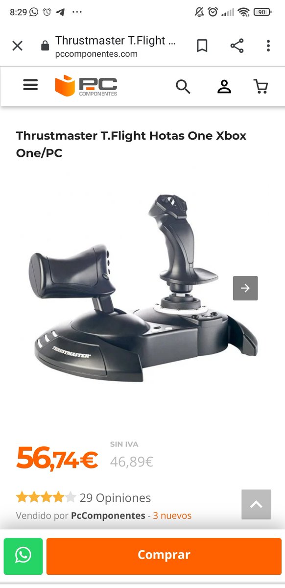 irvik_k3's tweet photo. Ojo a la nueva bajada que se queda el #hotasone a 62'50€ envio incluido!!!!!
Si te gusta #MicrosoftFlightSimulator ni lo dudes por este preciaco, un periferico que suele rondar los 80/90€
#Xbox20
https://t.co/vOFWLhpdaB https://t.co/eZfoG7N3IT