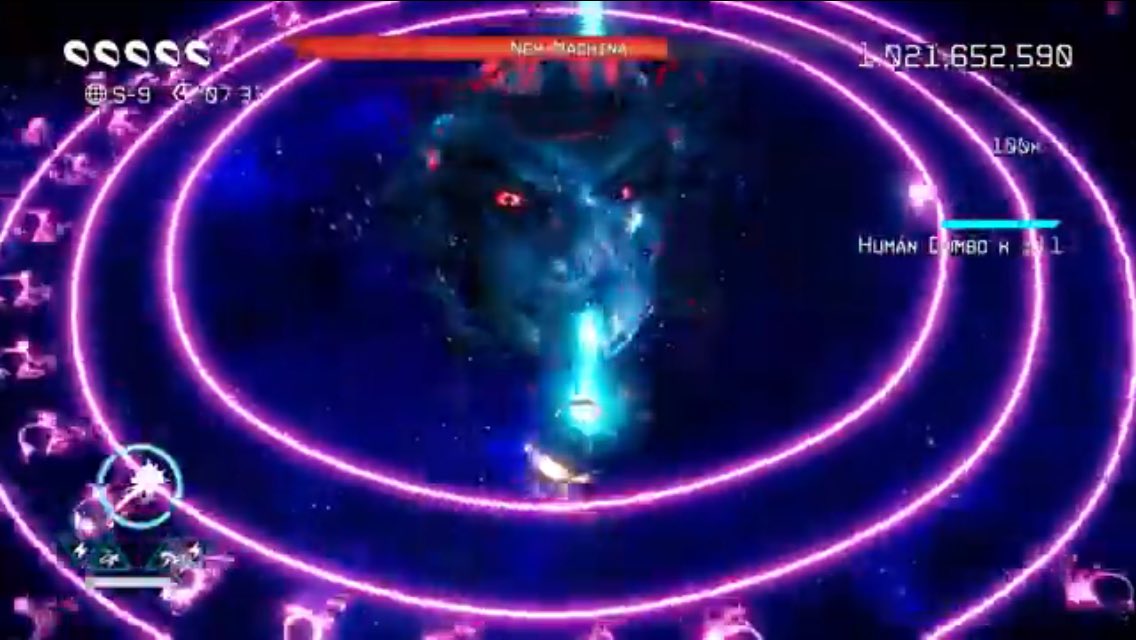 jvetdb's tweet photo. Nex Machina. Je termine le jeu plus facilement maintenant et j’ai découvert qu’il y avait un boss caché si on réussissait un 1CC ! 😱 Va falloir se retrousser les manches... Je ne sais pas si j’aurai l’énergie pour ça. 
Source : YouTube. https://t.co/FVSe4bP7EB