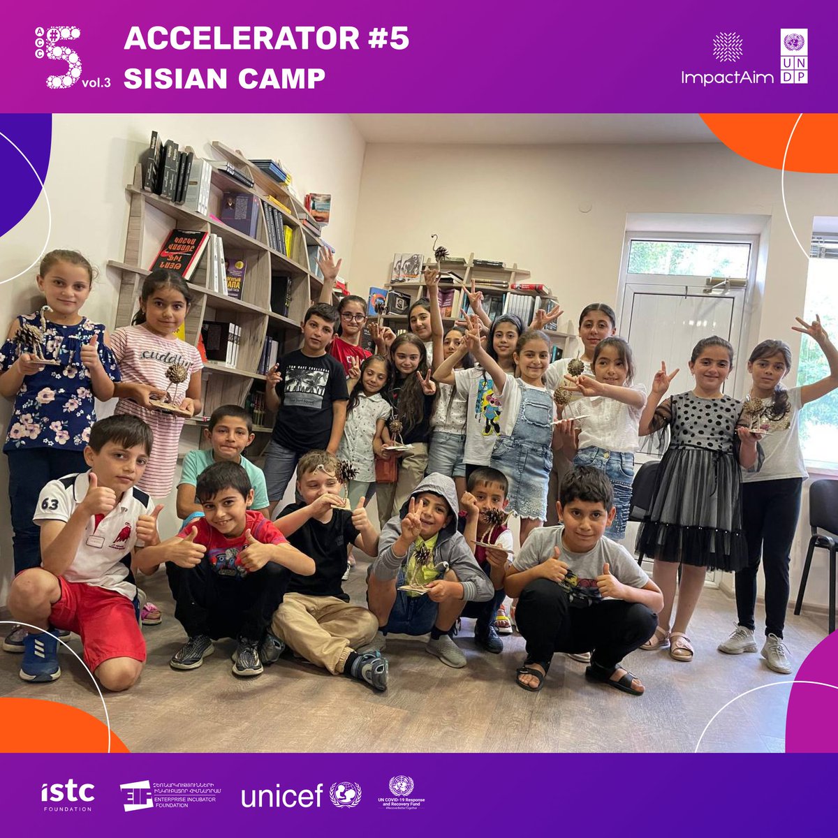💁‍♀️Meet the children of Sisian camp, who are having a wonderful time, acquiring many many new skills during this time.

<a href="/UNDPArmenia/">UNDP in Armenia</a> <a href="/IstcArmenia/">ISTC Foundation</a> <a href="/eif_hightech/">EIF</a> <a href="/unicefarmenia/">UNICEF Armenia</a> #MPTF