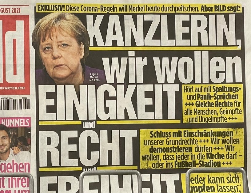 elektra_42's tweet photo. Am Tag, an dem 'Bild' »Gleiche Rechte für alle Menschen« forderte, ging es um Realitätsverweigerer*innen und Schwurbler*innen. https://t.co/fc0ObBJD3R