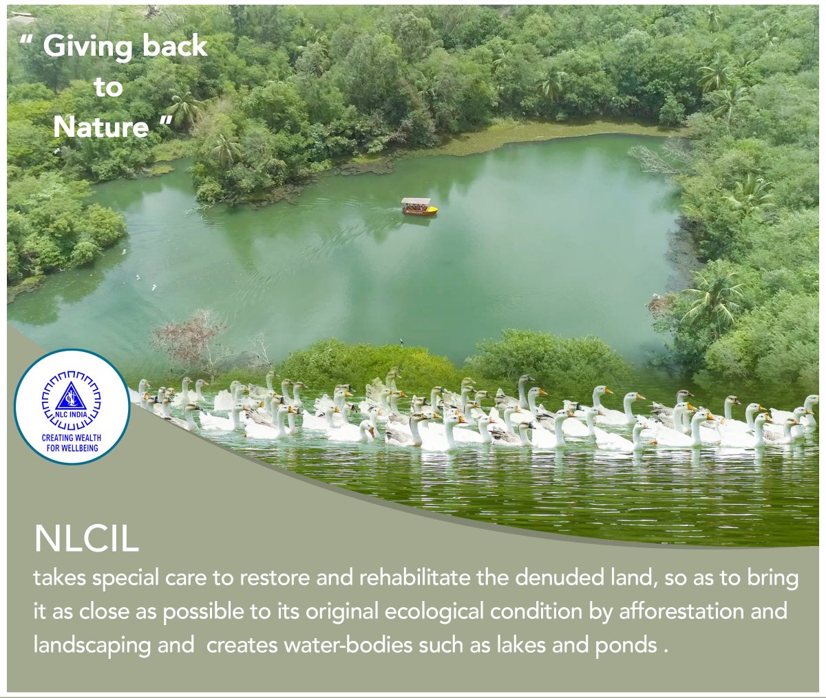 nlcindialimited's tweet photo. 𝐍𝐋𝐂𝐈𝐋 𝐋𝐞𝐚𝐝𝐢𝐧𝐠 𝐭𝐡𝐞 𝐖𝐚𝐲 𝐢𝐧 𝐄𝐧𝐯𝐢𝐫𝐨𝐧𝐦𝐞𝐧𝐭𝐚𝐥 𝐒𝐮𝐬𝐭𝐚𝐢𝐧𝐚𝐛𝐢𝐥𝐢𝐭𝐲
#NLCILAfforestation #givingbacktonature https://t.co/BzZbwW7YMm