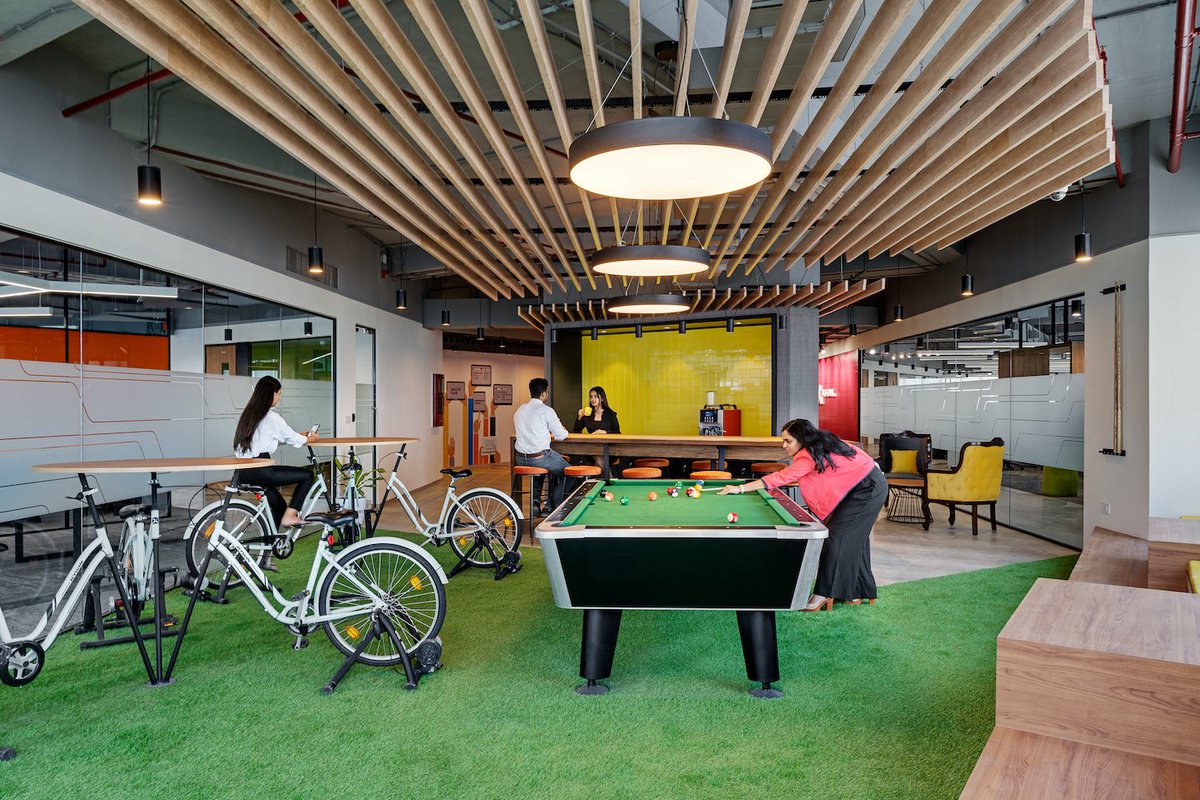 JTCPLDesigns's tweet image. A fun, millennial-oriented workspace for blue-blooded Axis Bank, India in Mumbai.

#JTCPLDesigns_HTSInteriors  #Design #JTCPLDesigns #Indianarchitects #officedesign