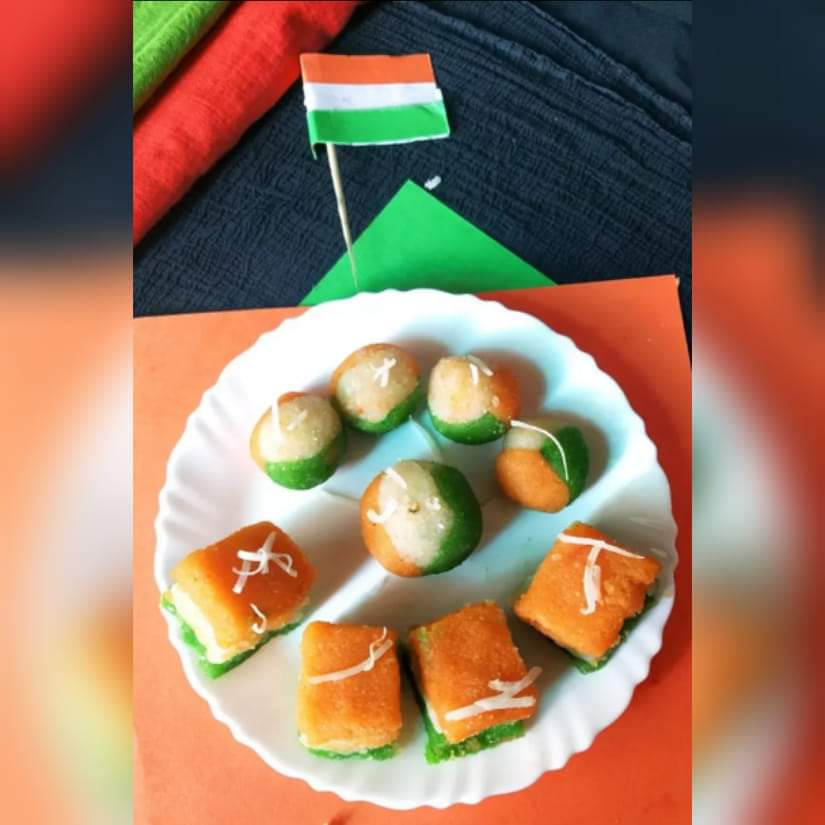 PreetiSanghavi1's tweet image. My Tricolor Barfi
                                                         #75YearsofIndia #ContestAlert #RamdevContest 
@siyodiya @HemantSanghavi @jainusha30 @cuteushakumari @bhavnajain189