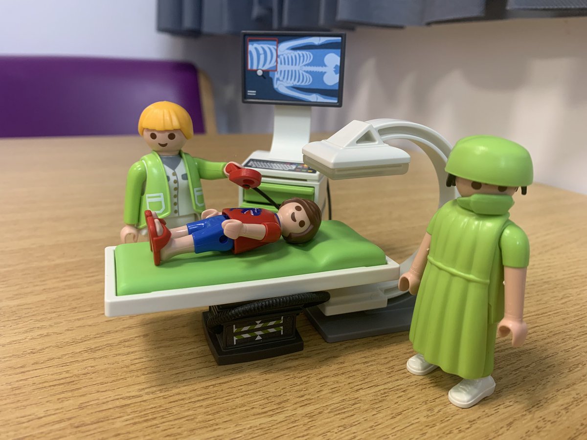 The play team have 2 new toys to help prepare their patients for mri, X-ray and ultrasound! <a href="/Keshia95950563/">Keshia</a> <a href="/Suzanne02190370/">Suzanne McFarlane</a> @NorthMidNHS #play #playinhospital #northmidnhs