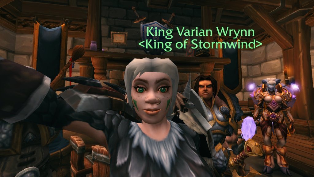 BunnyKatCosplay's tweet photo. Heyo, your Kingly Lord Ship. 🤣🤣 I like going back into old expansions just to get selfies. #worldofwarcraft https://t.co/cpHOeZn8WS