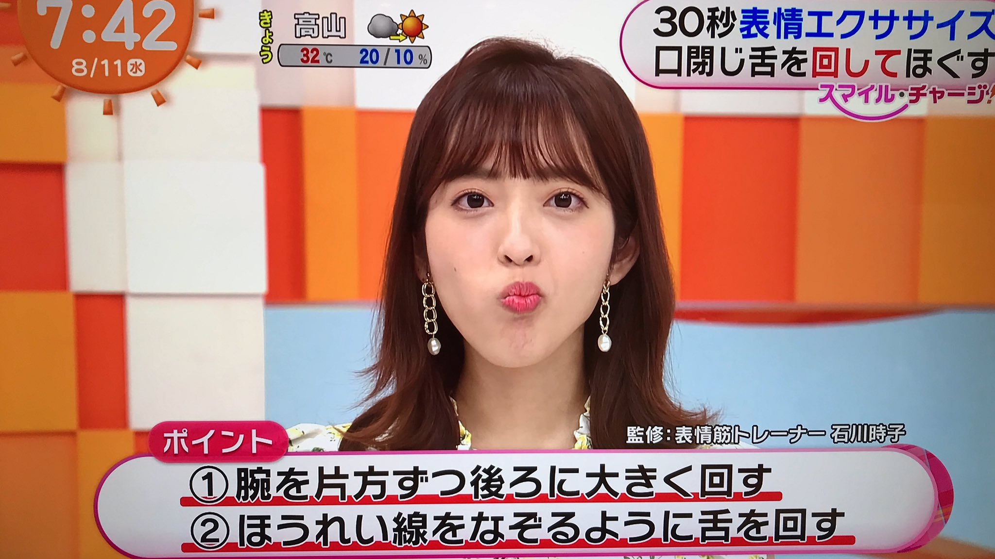 女子アナ　舌  / X