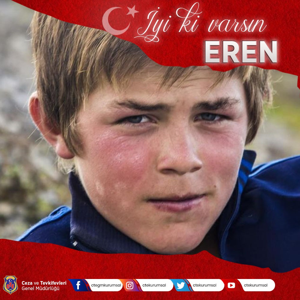 Cesur yüreğinle hatırlayacağız hep seni. Ruhun şâd olsun.

#İyikiVarsınEren 🇹🇷