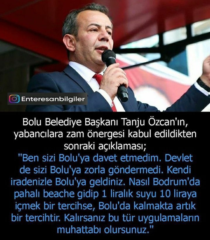 horsemen31's tweet photo. Bütün CHP ve İYİ Parti belediyeleri Tanju Özcan gibi kararlar almalıdır.
2 Türk https://t.co/CKnqVEVy4H