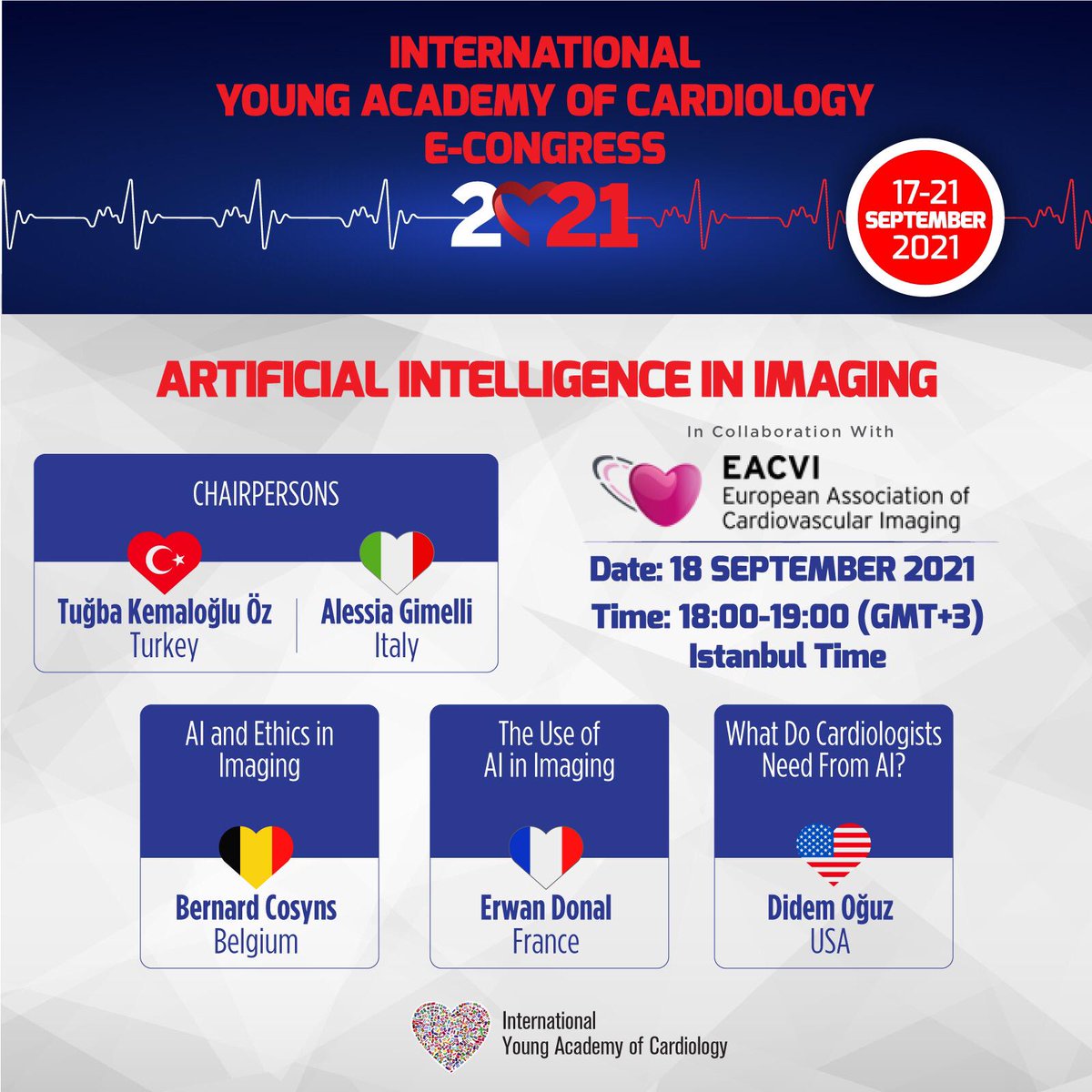 drmilicaa's tweet photo. Another excellent session is coming on this year @iyacpeople congress.
What is the role of AI in imaging?
@pinkiyacladies @dr_maghraby @AwadYoussef @Cosyns
Don't forget to register
https://t.co/BA6pm3DFv8 https://t.co/KfKHs9iI45