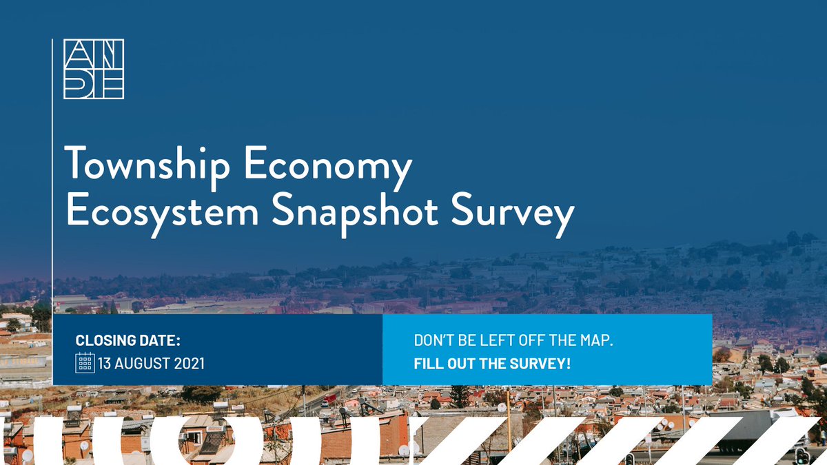 ANDE_ZA's tweet photo. 2 days to go! Don’t forget to complete the ANDE SA Township Economy Entrepreneurial Ecosystem Survey, before 13 August! Your survey submission also puts you in a draw to stand a chance to win R3000! To complete the survey, visit: https://t.co/5VUPmLgSgL. 
#ecosystembuilding https://t.co/RYG4tQZ6OE