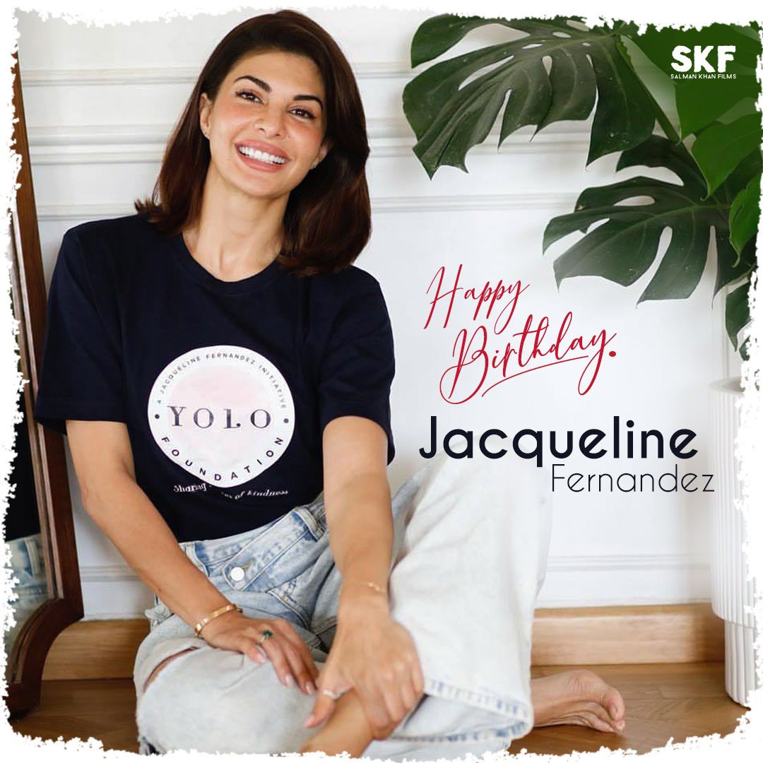 Wishing the gorgeous Jacqueline Fernandez, a very Happy Birthday!  