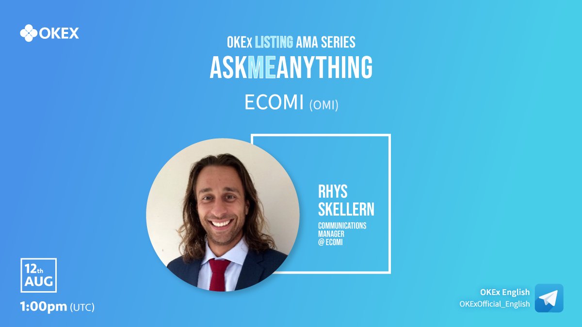 okx's tweet photo. ROUND 2 — @OKEx Retweet Campaign with ⭕ @ecomi_ 🔄
 
✅ RT, Follow @OKEx , @ 2frds
✅ Fill: https://t.co/uPxK4SOaSL

🗣️ Join #AMA on Aug 12 at 1:00 pm (UTC) with @ecomi_rhys, Communications Manager of Ecomi: https://t.co/vHCyp9K9C2

5️⃣0️⃣ users will win up to 70,000 $OMI 🎁 https://t.co/SCOWVyOmEc