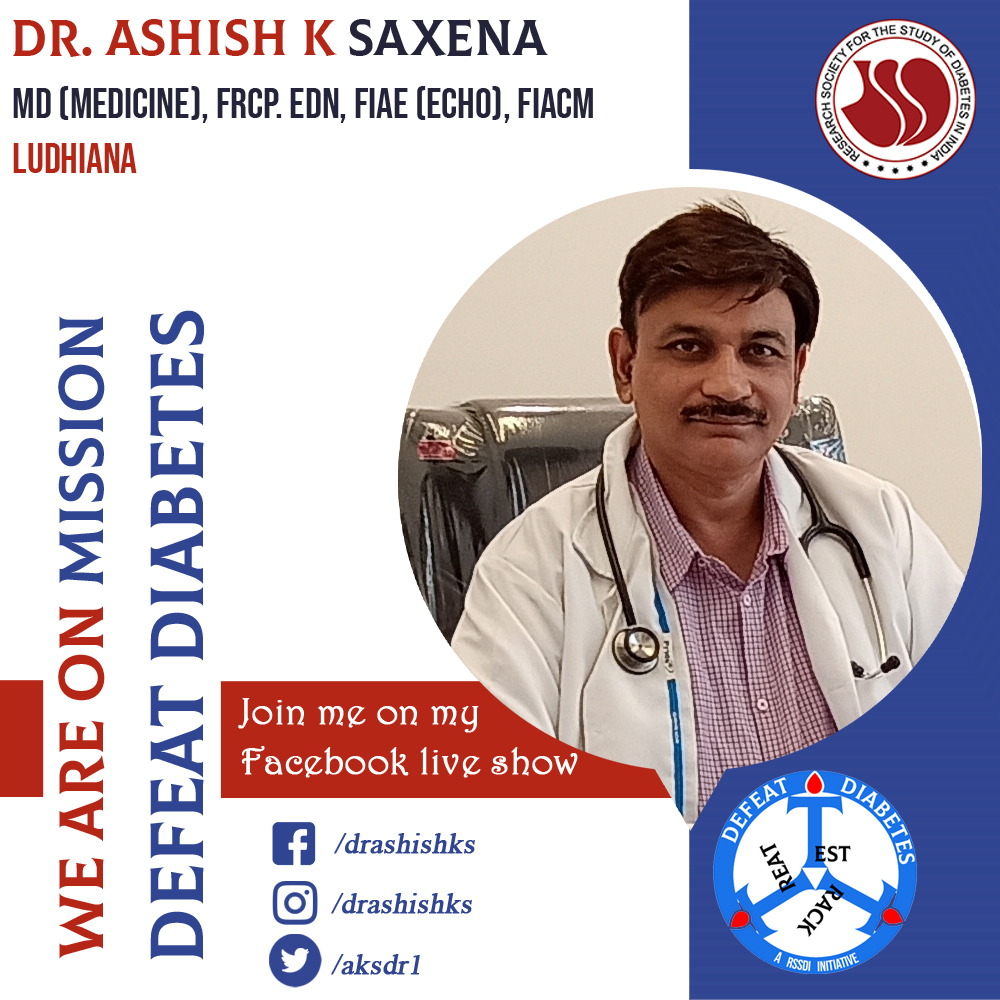 Rssdi_official's tweet photo. #UpdatedPost - Today, Dr. @aksdr1 will share his thoughts on an underexplored topic, Diabetes & Altered Immune Function, at 2:30pm on his Facebook Live Show. Don't miss this extremely valuable session! Join here: https://t.co/hJ0KyNcpcA
#DefeatDiabetes https://t.co/sgfI3e8KvF