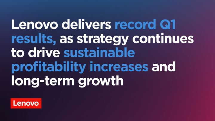 Lenovo delivers a historic first quarter, doubling profitability year-on-year! 

What an exciting time to be at Lenovo! #LenovoRising #WeAreLenovo | lnv.gy/FY2021-22Q1