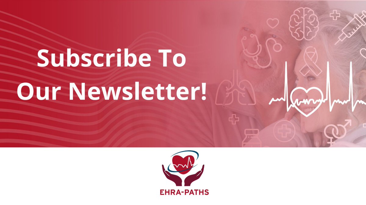 Subscribe to our quarterly Newsletter for the latest EHRA-PATHS updates. In our editions you can read about the project’s main developments and achievements concerning #elderly #atrialfibrillation patients with multiple co-morbidities. Sign up here: bit.ly/2VJRLz4