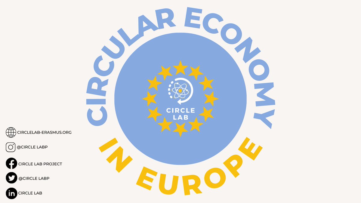 CircleLabP's tweet photo. #Circulareconomy gained recently strong interest and attention, especially in #Europe. πͺπΊ (1/5)
#CIRCLELAB #CIRCLELABProject
https://t.co/S2J4ELuNv2 https://t.co/U4LtbU9v3O