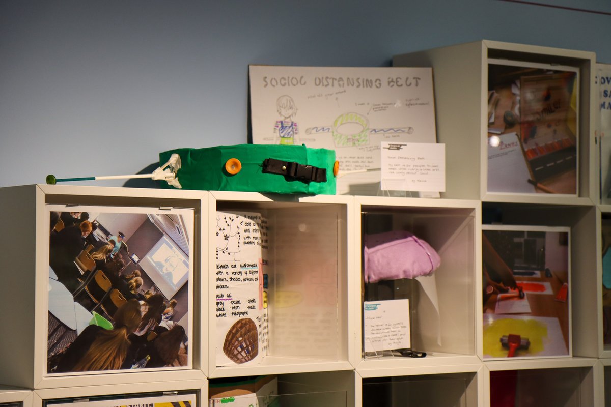 CovTM's tweet image. Year 9 students from @BH_Coventry &amp;amp; @WhitleyAcademy1 worked with artist @JuliaSnowdin for the #DesignLabNation project at @CovTM as part of the @V_and_A National Schools Programme. 

The student&apos;s work is on display across the summer holidays in the community space.