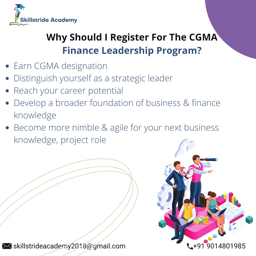 CGMA FLP: Your digital-first route to becoming a CGMA designation holder.

For more information on CGMA Finance Leadership Program , please watch the below link:
youtube.com/watch?v=pBMIlU…

#CGMA #cgmafinanceleadershipprogram #cimaqualification #cimastudents #CIMA #Accounting