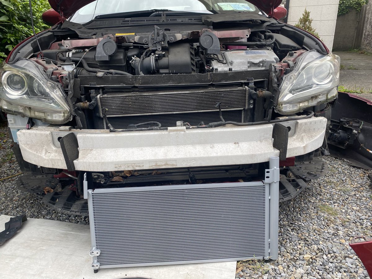 CarAirCond's tweet photo. #outwiththeold #inwiththenew #condenser #lexus #nissan #aircon #dublin ❄️❄️❄️❄️❄️ Service #supplyfitandgas https://t.co/v6B1UxPvOi