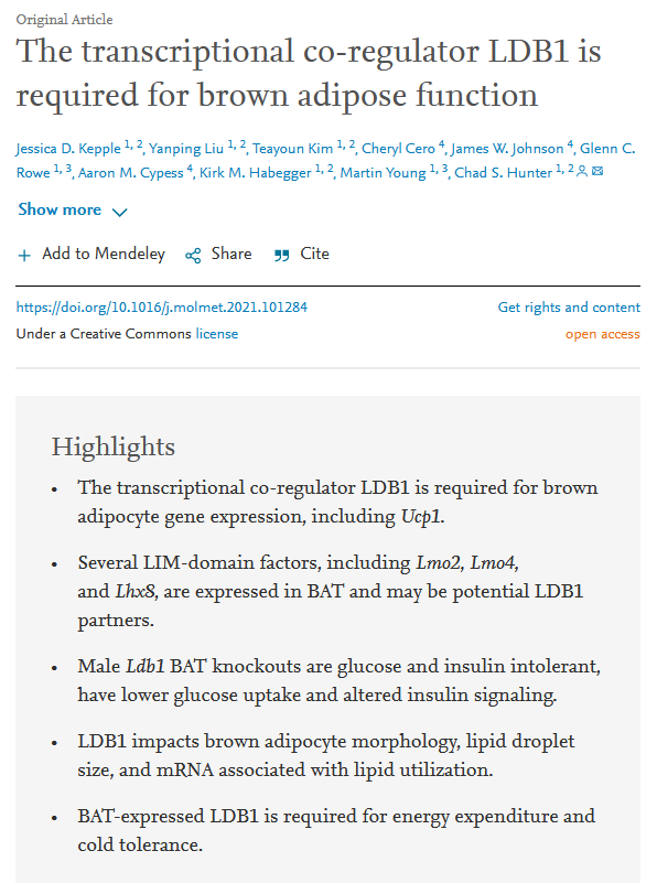 Molecular Metabolism tweet media