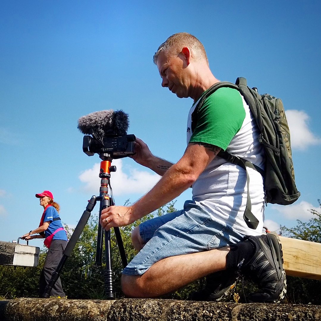 FoxesAfloat's tweet image. On my knees on location (always wanted to say that) 🤣 Putting the finishing touches to a very special vlog to be published in a couple of weeks…😉