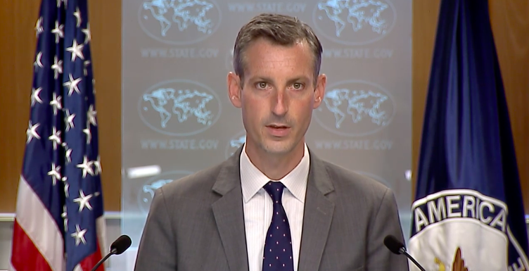 .@StateDeptSpox on the alleged plot to seriously injure/kill Amb. Kyaw Moe Tun, Burma’s permanent representative to the <a href="/UN/">United Nations</a>: "These acts of transnational repression must be met with the condemnation of the world and with full and certain accountability." state.gov/briefings/depa…