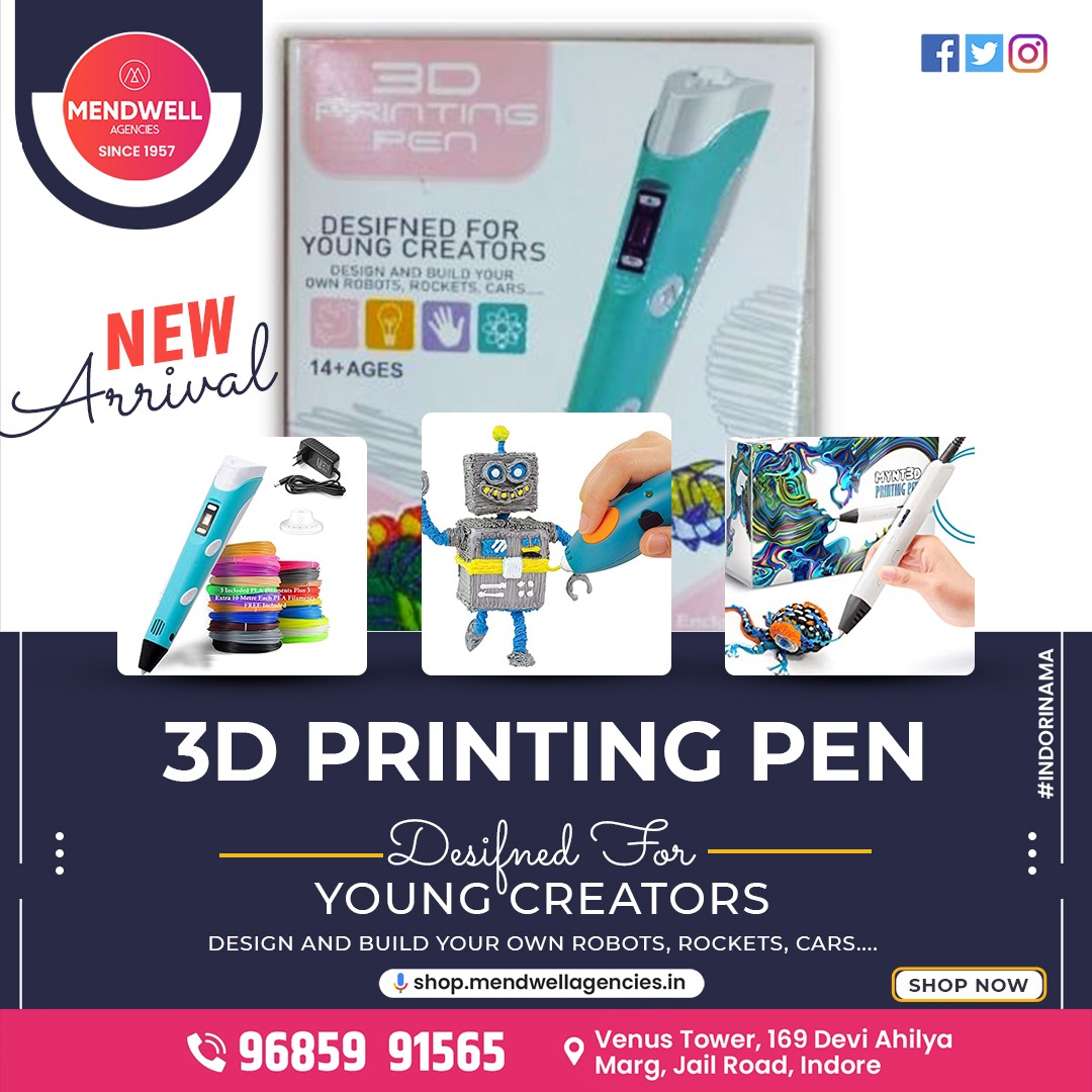 Mendwellindore's tweet photo. #mendwell #mendwellagencies #arcylicpainting #artists #indoreartists #indore #artchitecture #art #artsolutions #stationary #engineeringdrawingmaterial #bestquality #youngcreator #3dpen #ordernow #fashiondesignmaterial #hurryup #officemachine #3dprintingpen #newarrival #shopnow https://t.co/lQYoUB7SfQ