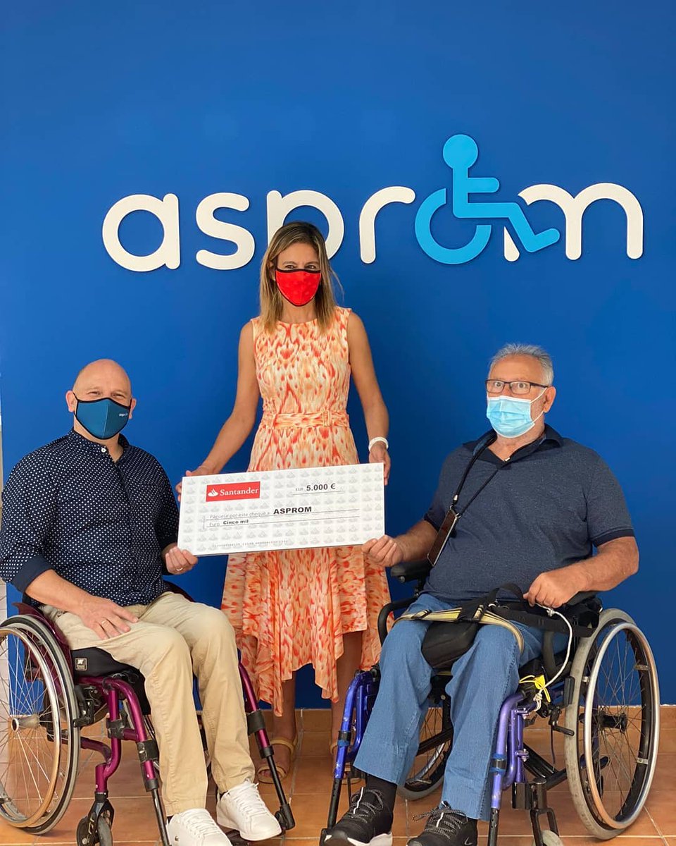 👏 Desde <a href="/Asprom_Baleares/">ASPROM</a>, beneficiarios de #SantanderAyuda, podrán adquirir camas articuladas y ofrecer una mayor comodidad y atención a los residentes de su vivienda. ¡Encantados de colaborar y enhorabuena por vuestra labor! bit.ly/2VCB0WD