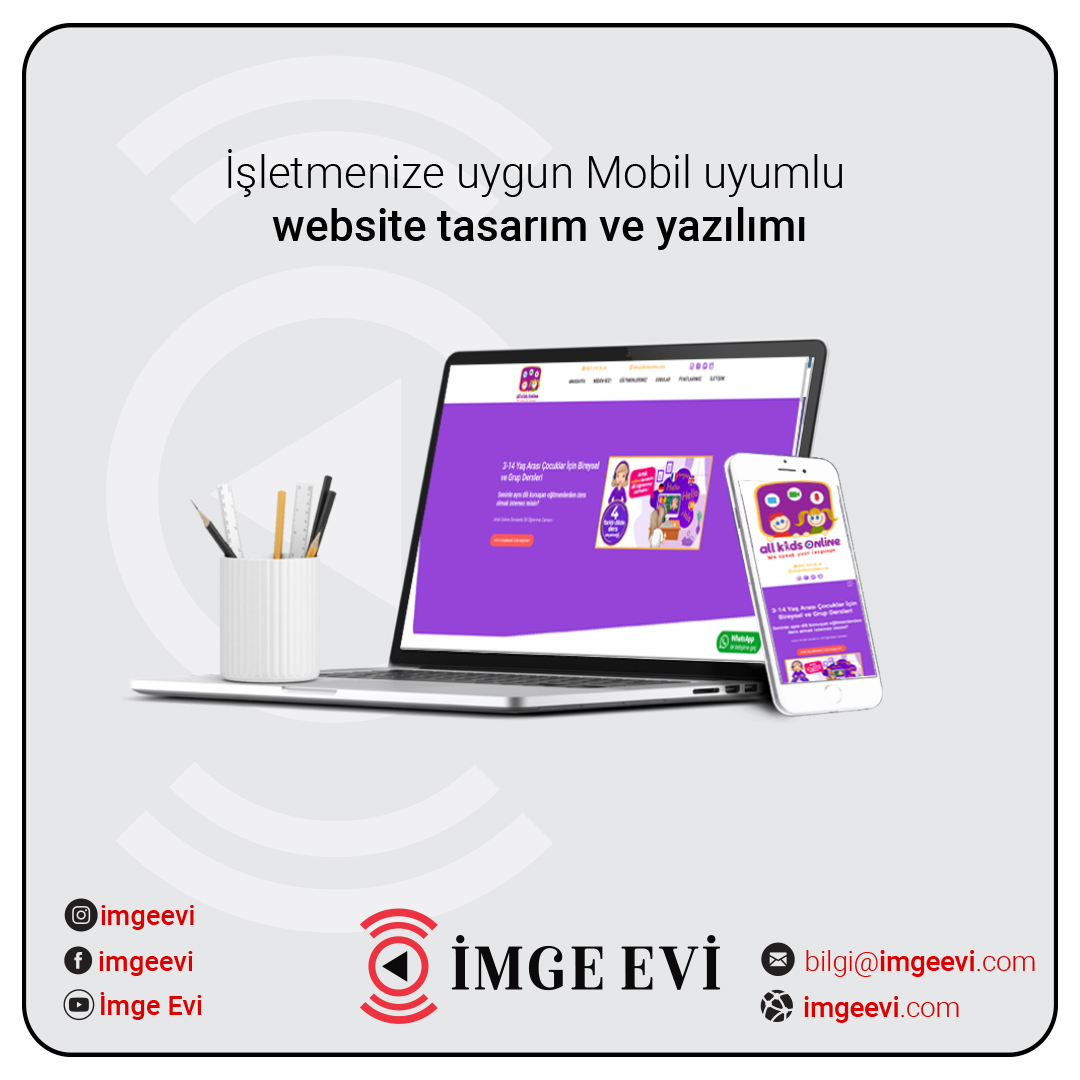 İşletmenize özel tasarım ve yazılım                         #imgeevi #medya #tasarim #webtasarim #yazilim #mobiluyumlu