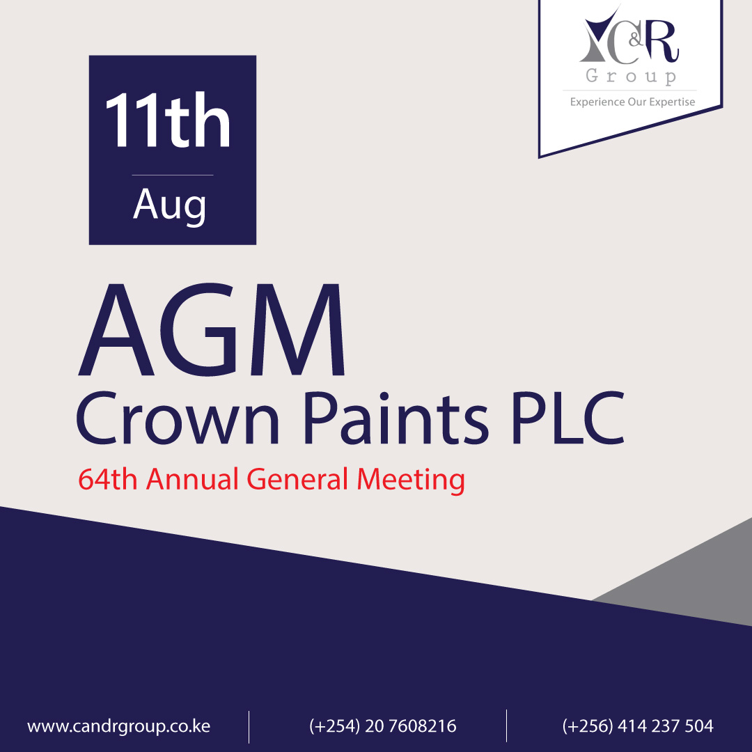 CandRGroup's tweet photo. Crown paints PLC 64th AGM happening today at 11:AM.
@CrownPaintsPLC
#VirtualAGM #AGM #CandRDigital #CrownPaintsPLC https://t.co/4nbmw7rN9b