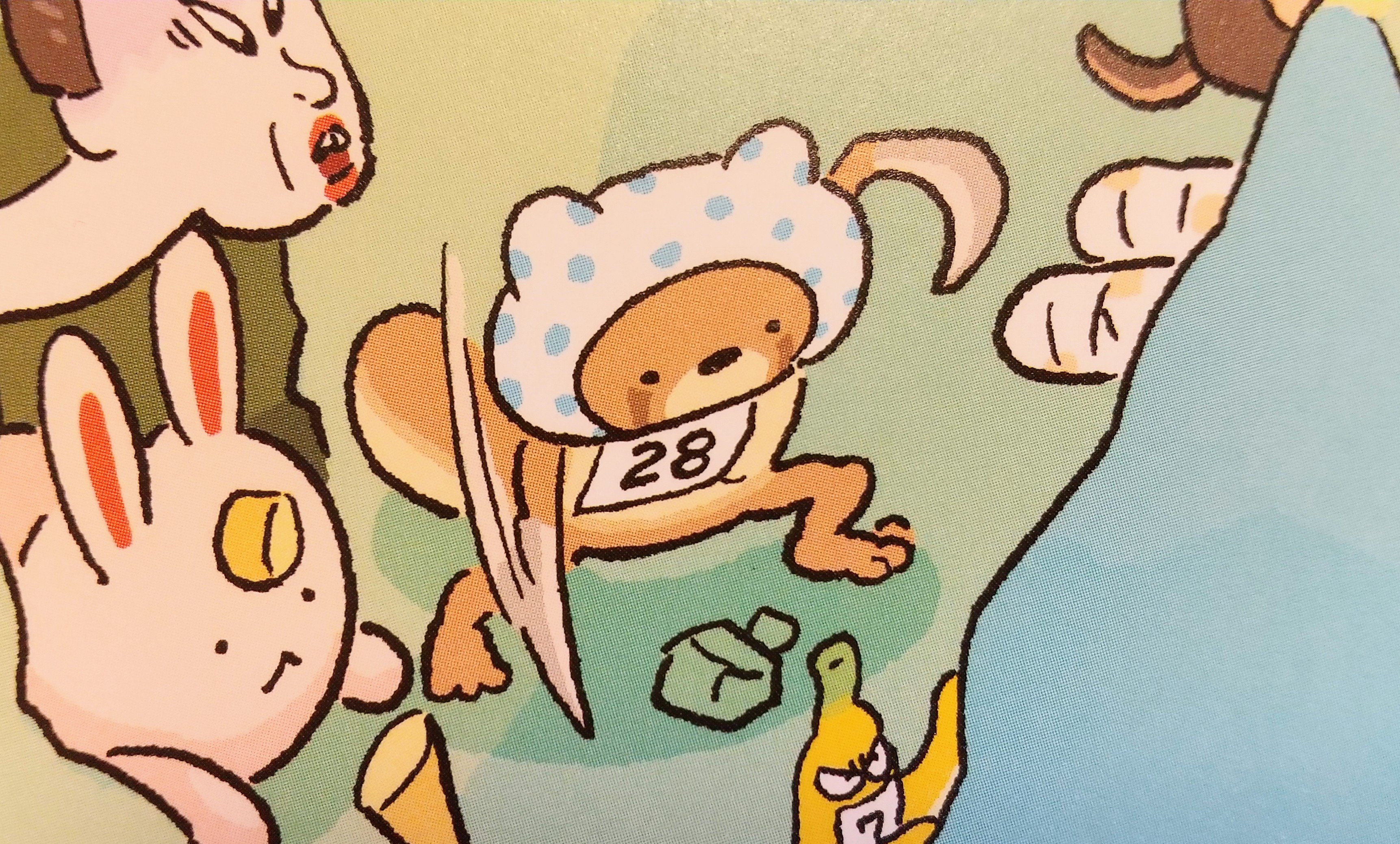 教育画劇営業部 オニガシマラソン プレゼントキャンペーン 中につき キャラクター全員紹介をしております ゼッケン37番は もっき 木鬼 せんしゅ ラトビアに伝わる妖怪で 体の半分が木で出来ています スタート早々 ピンチに見舞われますが 妖怪